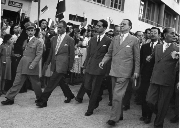 “De Gasperi in visita a&nbsp;Matera”