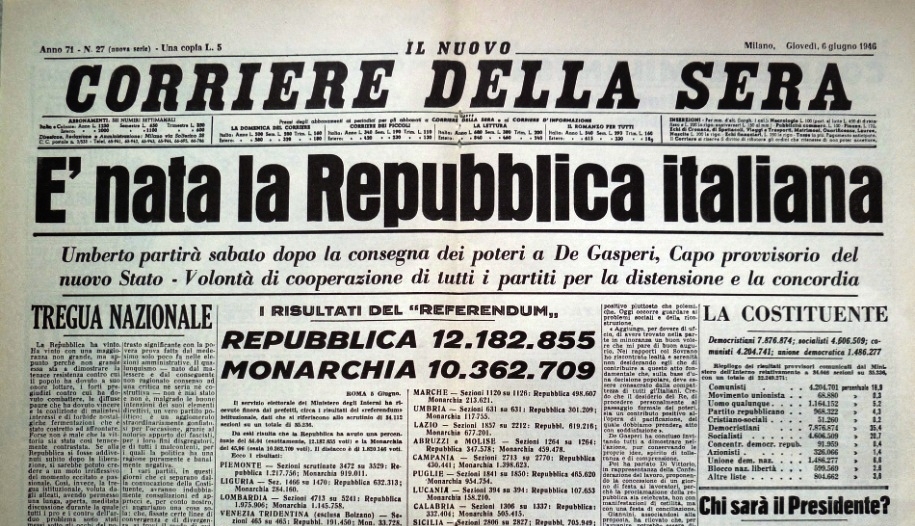 “Monarchia o Repubblica”
